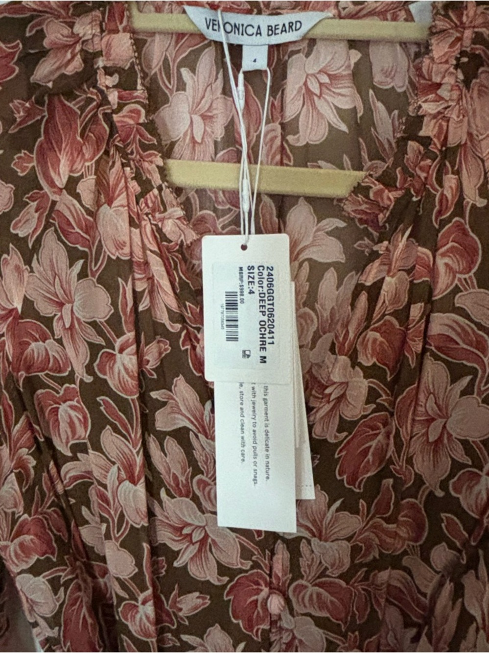 Veronica Beard Isra Silk Maxi Dress - Picture 6 of 11